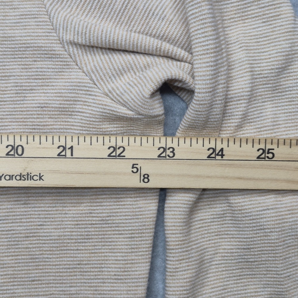 Vineyard Vines Sweatshirt Mens L Tan Beige 1/4 Zip Pullover  Textured - Picture 7 of 16